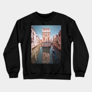 Gondola in the canal in Venice, Italy Crewneck Sweatshirt